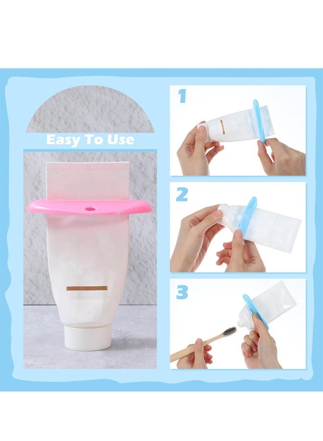 4Pcs Colorful Toothpaste Squeezer Tube Dispenser Holder for Bathroom - Image 2