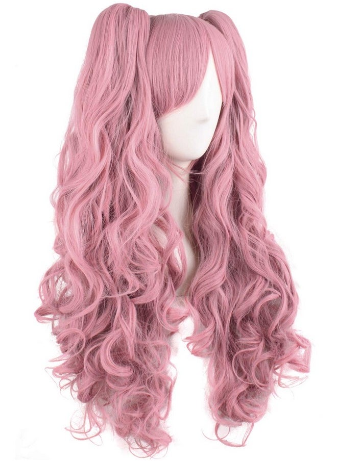 MapofBeauty 28"/70cm Lolita Long Curly Clip on Ponytails Cosplay Wig (Rouge Pink) - pzsku/Z9F3878353F0973967AB4Z/45/_/1741329893/706dd055-8455-4ad3-b73f-a75ec06407e3