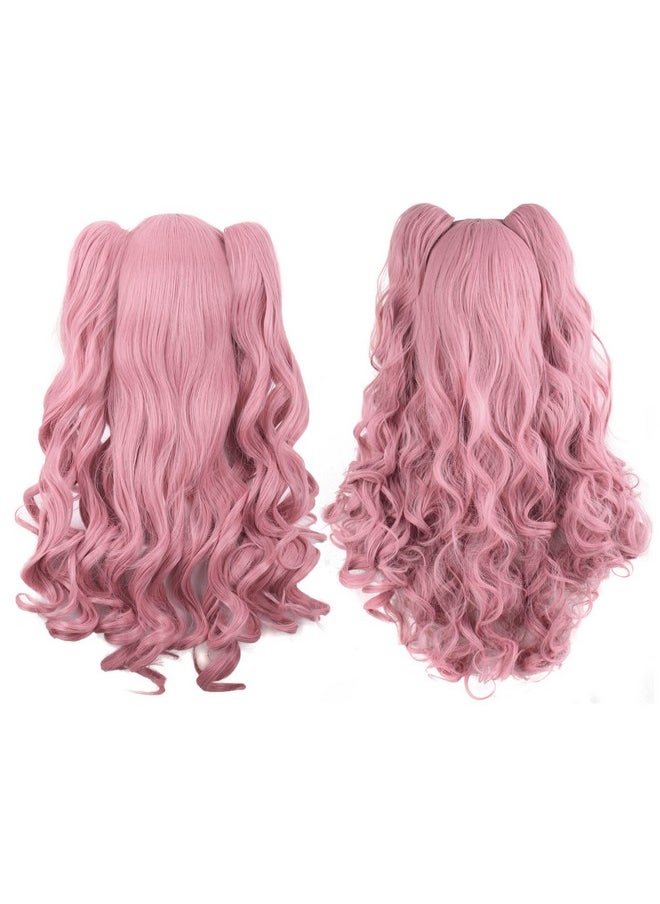 MapofBeauty 28"/70cm Lolita Long Curly Clip on Ponytails Cosplay Wig (Rouge Pink) - pzsku/Z9F3878353F0973967AB4Z/45/_/1741329895/a83e7dd7-35b4-49c1-9483-37d23f257fba