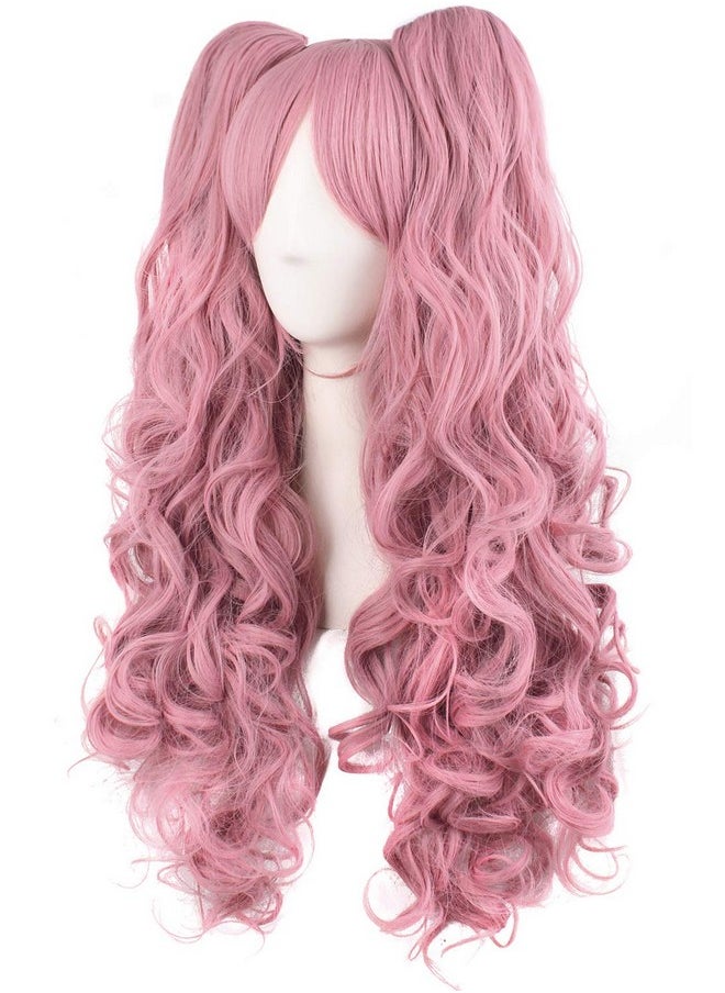 MapofBeauty 28"/70cm Lolita Long Curly Clip on Ponytails Cosplay Wig (Rouge Pink) - pzsku/Z9F3878353F0973967AB4Z/45/_/1741329911/1f6d42da-49f5-473f-b807-ca0037163868