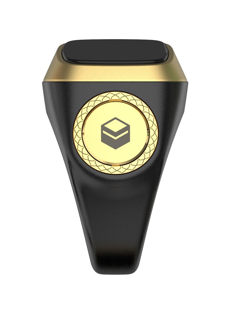 iQIBLA Smart Tasbih Zikr Ring OLED Display Powerful Battery Backup Smart Ring App Operated Tasbih Counter Prayer Reminder Technology Plastic 5 Prayer Time Reminders iQibla Smart Zikr Ring 18MM Brown - Image 3
