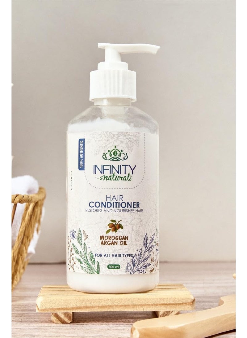 إينفينيتي بلسم الشعر إنفينيتي بزيت الأرغان المغربي 300 مل