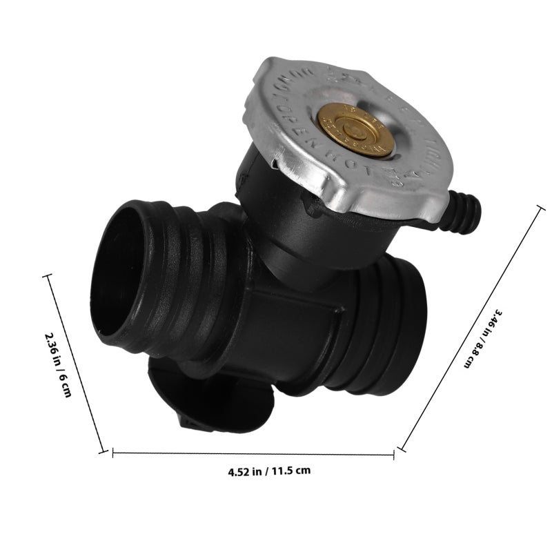 Radiator Coolant Filler Neck Car Radiator Fill Cap Replacement Part - Image 2