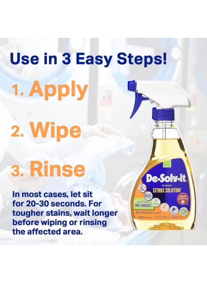 De-Solv-It The Original Citrus Solution All Purpose Cleaner 12oz - Image 4