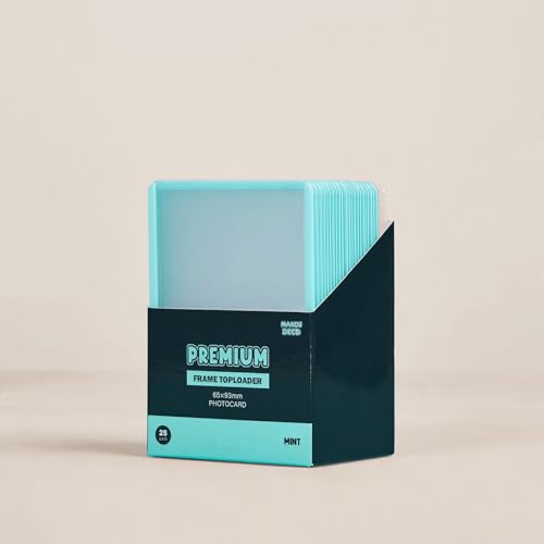 Mandu Deco Colored Border Toploaders for Kpop Album Photocards, 2.5" x 3.5" (Pack of 25) (Mint) - Image 2