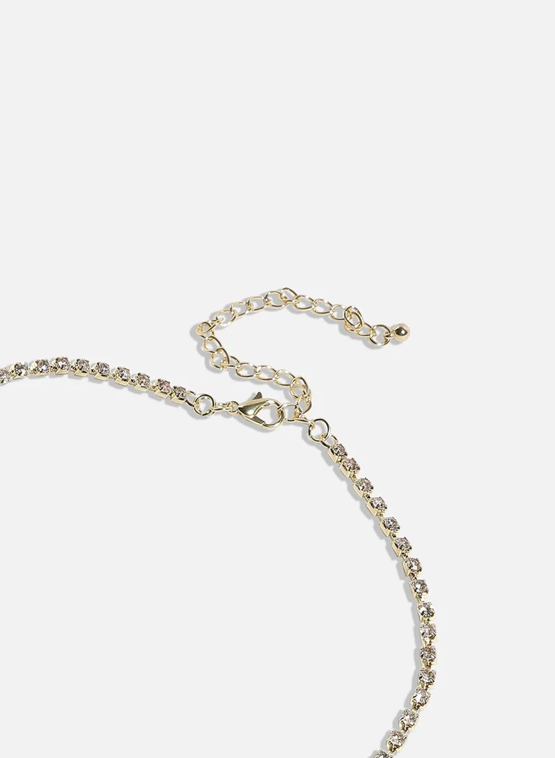 SOHI Delicate Harmony Serene Artificial Necklace Jewellery