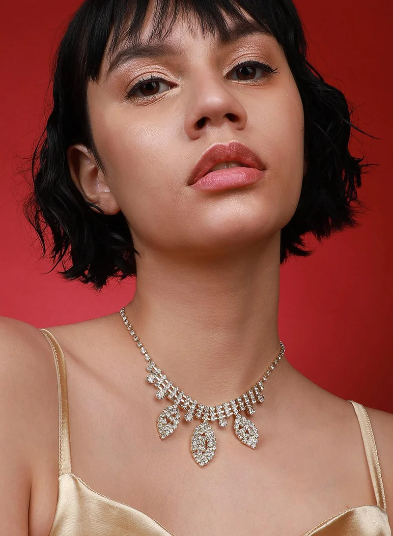 SOHI Delicate Harmony Serene Artificial Necklace Jewellery
