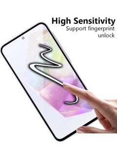 Generic Screen Protector for Samsung Galaxy S24 Tempered Glass Screen Protector Full Glue Edge to Edge 9H Hardness Anti Fingerprint Scratch Resistance Glass (Fingerprint work)  - Image 2