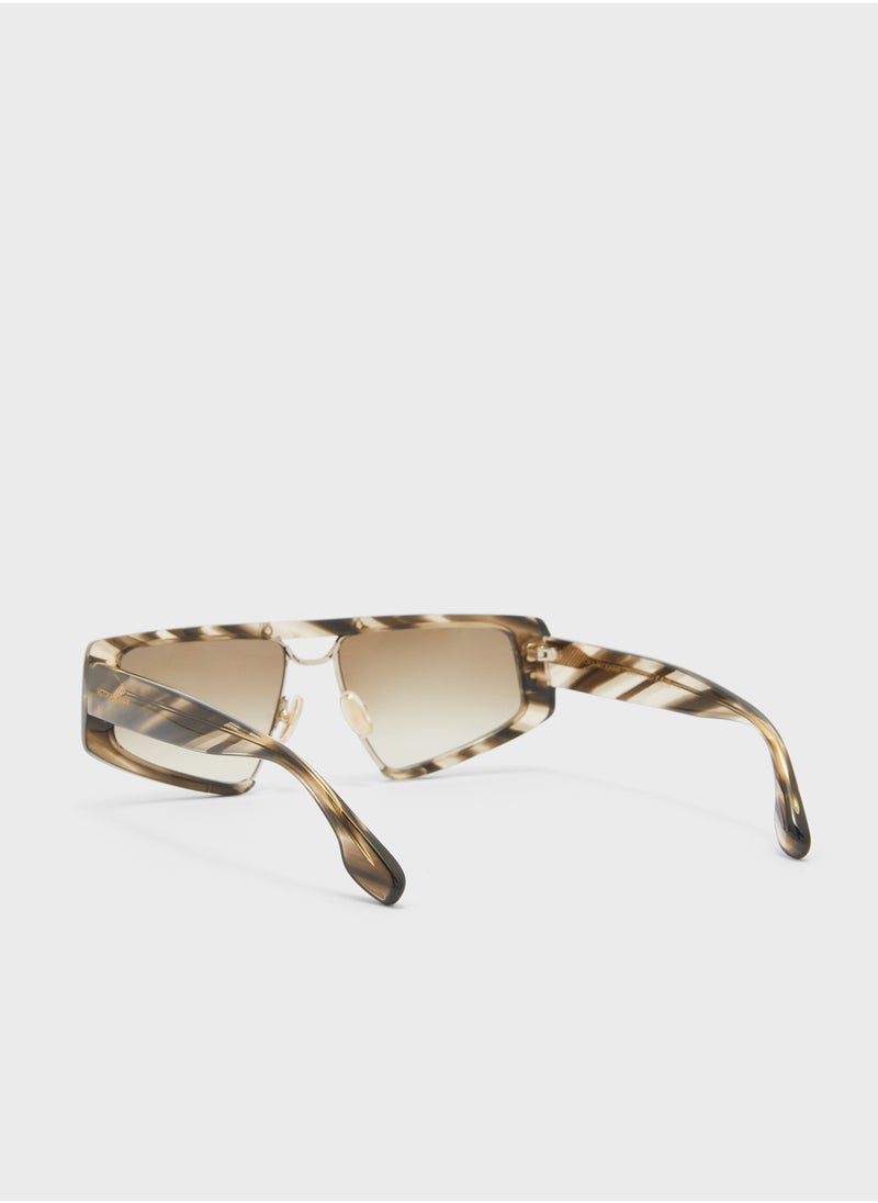 Victoria Beckham - Modified Rectangle Sunglasses - Image 1