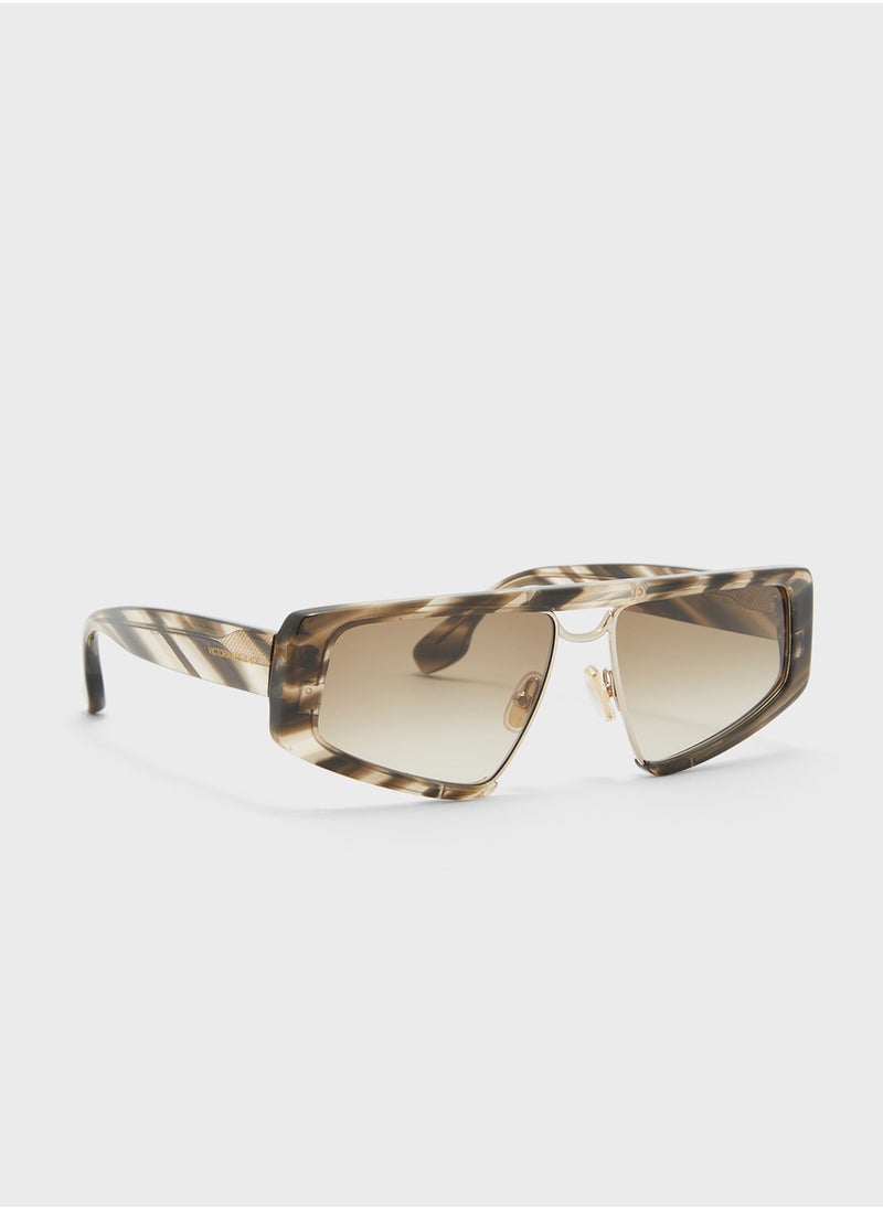 Victoria Beckham - Modified Rectangle Sunglasses - Image 1