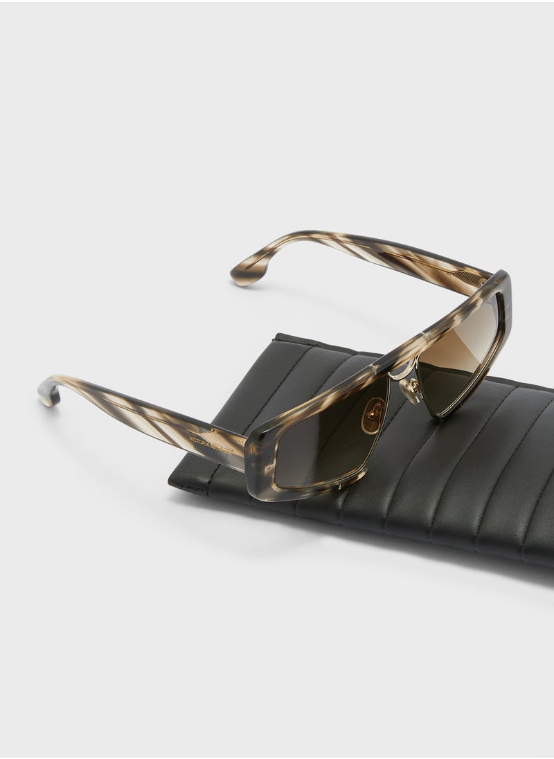 Victoria Beckham - Modified Rectangle Sunglasses - Image 1