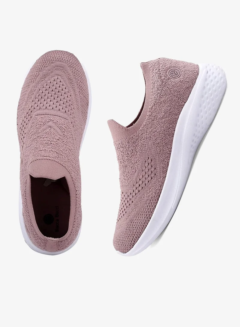 Bacca Bucci Pink WALKER Slip-On Walking Breathable Mesh Sports Shoes for Women | Best Price UAE