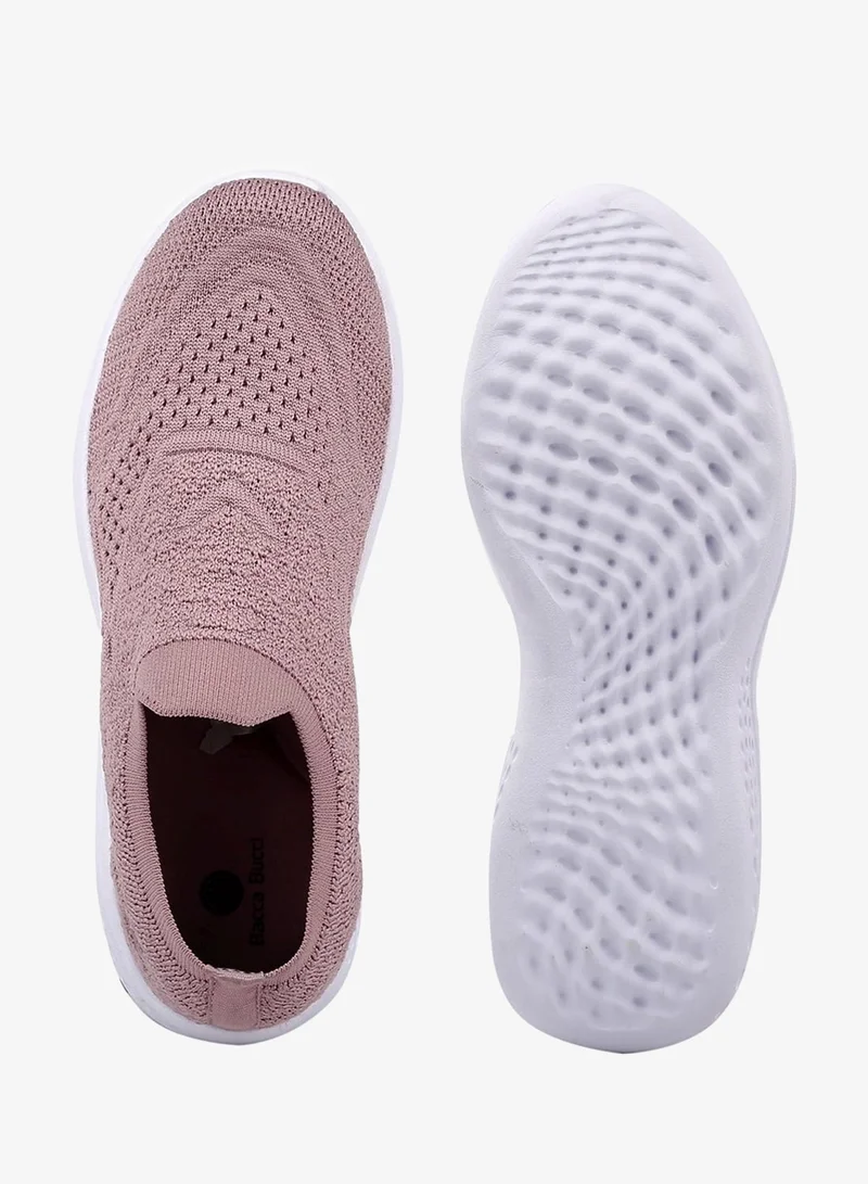 Bacca Bucci Pink WALKER Slip-On Walking Breathable Mesh Sports Shoes for Women | Best Price UAE