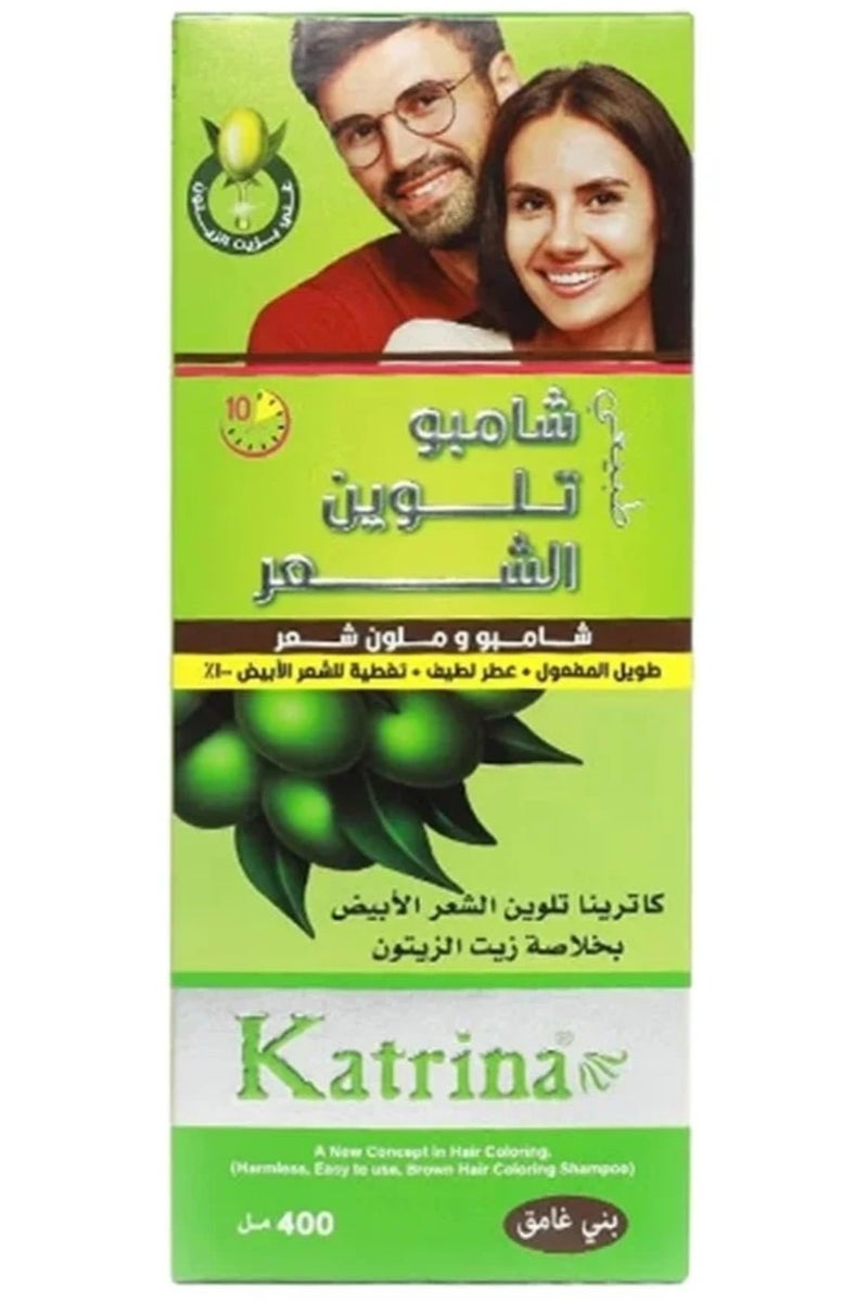 كاترينا شامبو تلوين الشعر الطبيعي بخلاصة زيت الزيتون 400مل - Image 1
