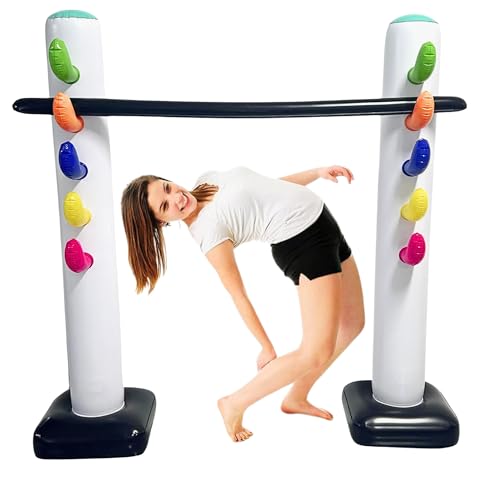 4E's Novelty 4Es Novelty Inflatable Limbo Game for Kids Adults 62 Luau Party Game Indoor Outdoor Inflatable Lawn Yard Games Summer Hawaiian Birthday Activity Carnival Game - Image 1