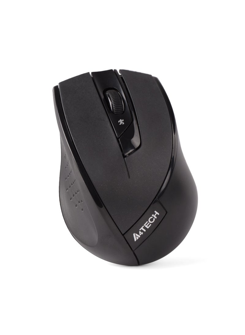A4TECH A4TECH WIRELESS MOUSE G7-600NX WITH 2.4GHz BLUETOOTH CONNECTION, 2000 DPI ADJUSTABLE FOR WINDOWS XP / Vista / 7 / 8 / 8.1 / 10,  BLACK  - Image 2