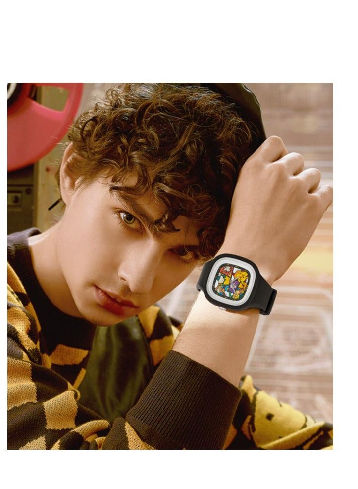 ZGO Junior High School sSudent Style Campus Style Luminous Quartz Watch - Image 3