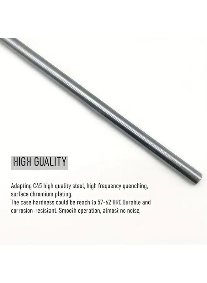 2 Pcs 250mm Linear Motion Rods Hardened Chrome Shafts For CNC 3D Printer - Image 5