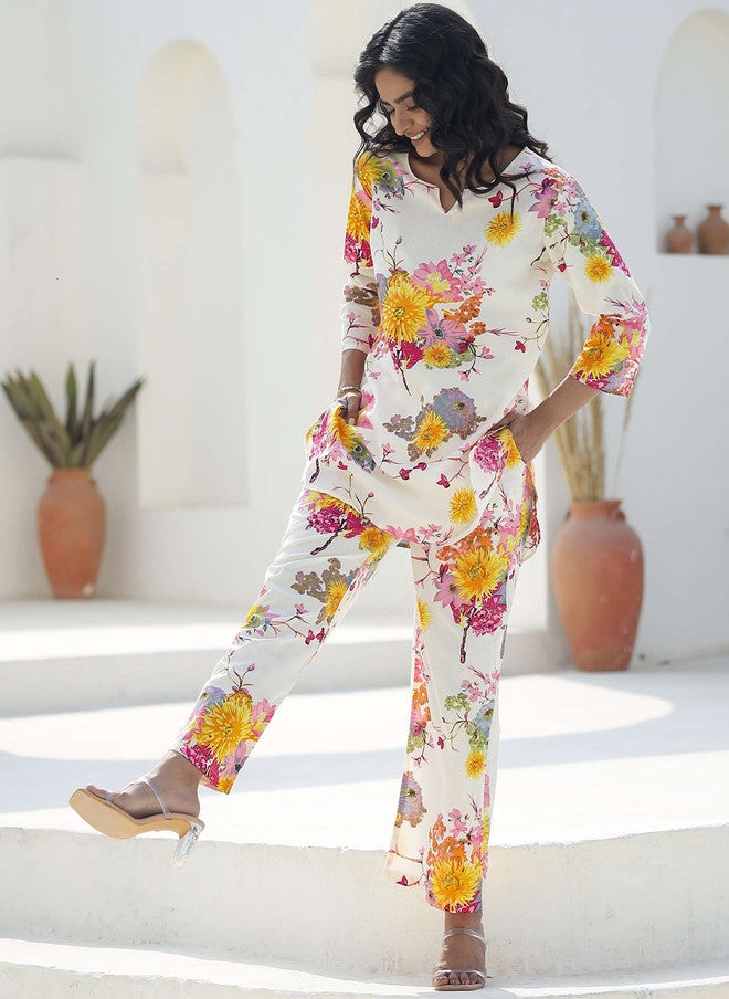 Label Flavia طقم تنسيق زهور للنساء - Image 4