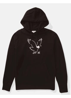 American Eagle Graphic Pocket Deatiled Drawstring Pullover Hoodie  - Image 3