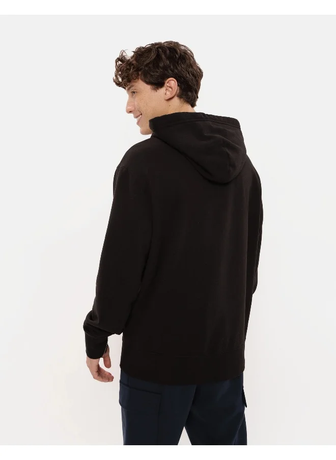 امريكان ايجل Graphic Pocket Deatiled Drawstring Pullover Hoodie