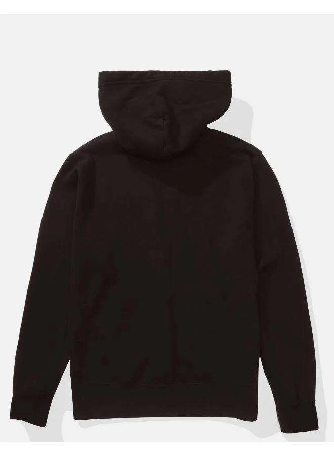 امريكان ايجل Graphic Pocket Deatiled Drawstring Pullover Hoodie