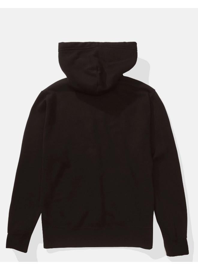 American Eagle Graphic Pocket Deatiled Drawstring Pullover Hoodie  - Image 2