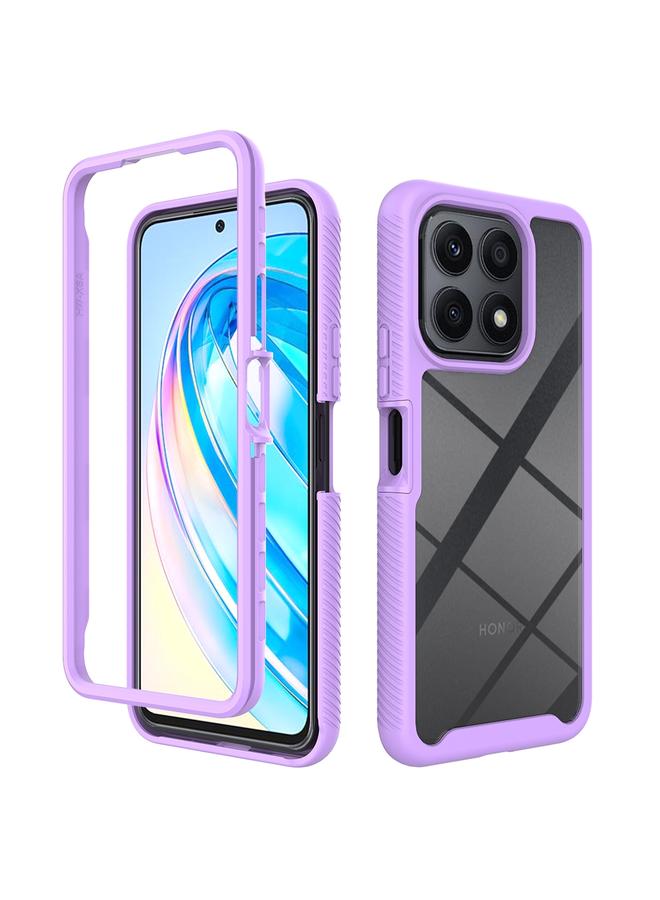 S-TOP Case For Honor X8a Starry Sky Solid Color Shockproof TPU Clear PC Phone Case - Image 1