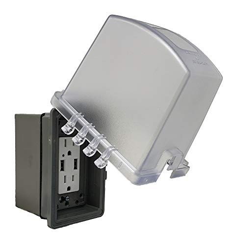Sealproof 1-Gang Weatherproof In Use Outdoor Outlet Extra Deep Cover | Lockable, UL Extra Duty Compliant, 18 Configurations, Polycarbonate - Image 2