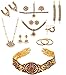 TEALWOLF Bharatnatyam jewelry set for Girls Professional Dance jewelry set set of 10 Ornaments - Image 3