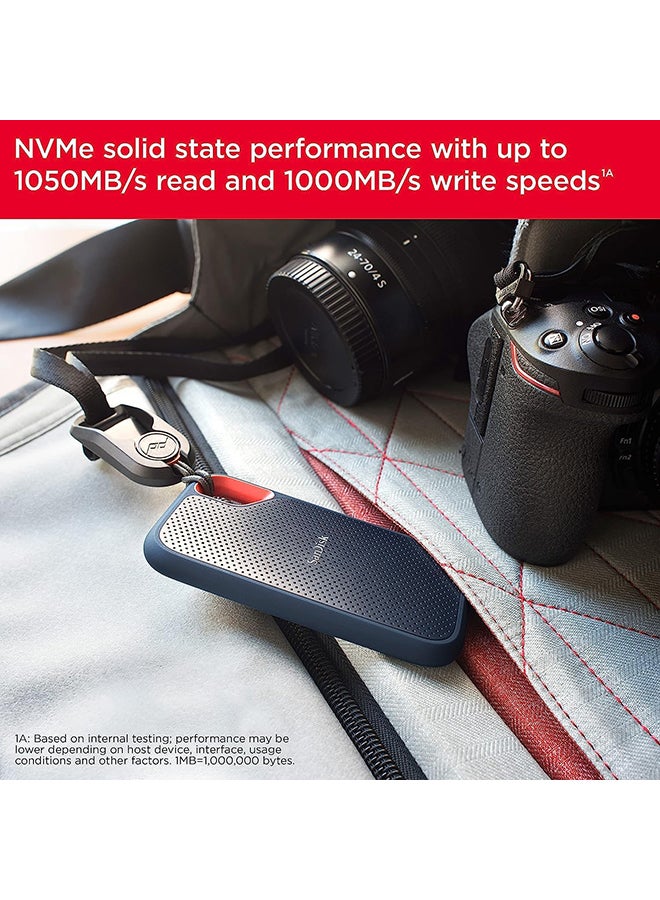 SanDisk 4TB Extreme Portable SSD Up to 1050MB/s USB C USB 3.2 Gen 2 External Solid State Drive Extreme Portable SSD SDSSDE61 4T00 G25 4 TB
