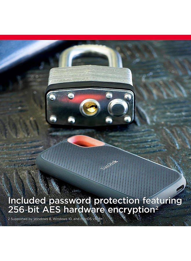 sandisk 4TB Extreme Portable SSD Up to 1050MB/s USB C, USB 3.2 Gen 2 External Solid State Drive, SanDisk Extreme Portable SSD, SDSSDE61 4T00 G25 4 TB - Image 5