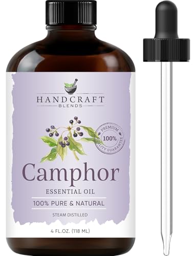 Handcraft Blends Camphor Essential Oil – Huge 4 Fl Oz – 100% Pure and Natural – Premium Grade Essential Oil for Diffuser and Aromatherapy, Skin, Massage, Candle and Soap Making Fragrance - Image 1