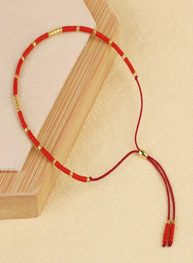KELITCH Bohemian Crystal Bracelets Miyuki Beaded Woven Friendship Bracelets for Women - Image 3