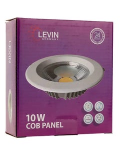 Levin Chip on Board LED High Quality Downlight, 10W-3000k, IP20, 1600 LM, 220-240V, Flicker Free, Warm White. - pzsku/Z9F39A22BA2AF8F916EF8Z/45/_/1719986624/0f2fde07-2ce8-4fac-9429-d24c847cd1d0