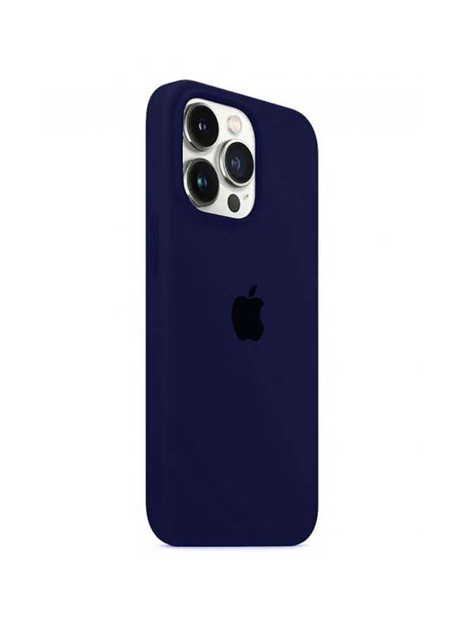 غطاء سيليكون لجهاز iPhone 13 Pro Max 6.7 بوصة أزرق ليلي - Image 3