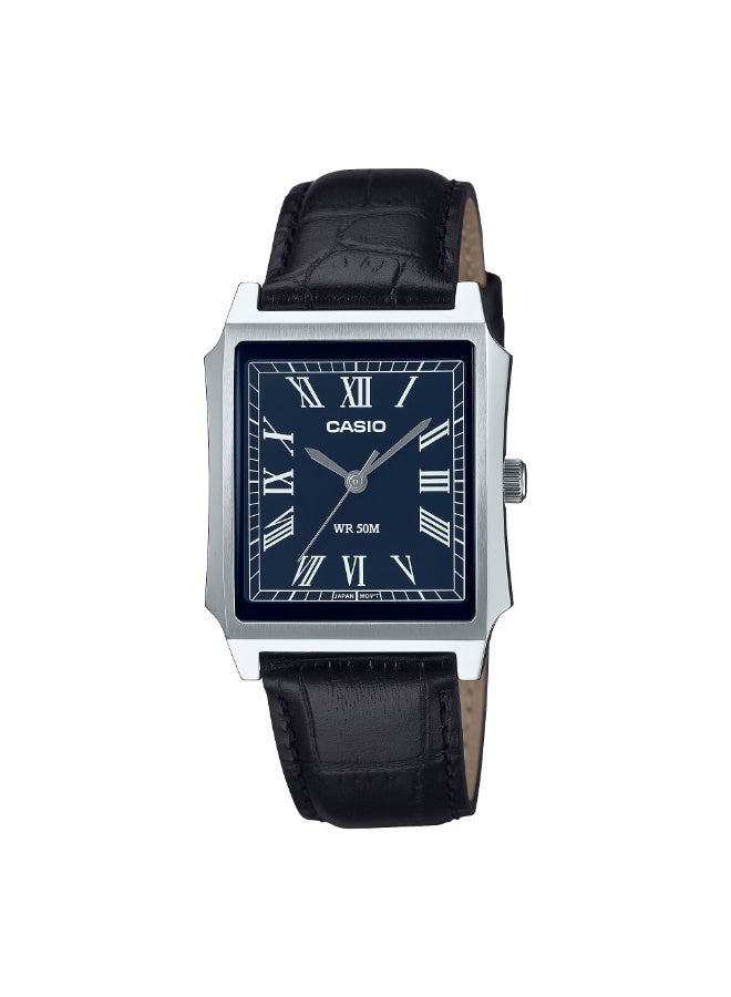 CASIO Standard MTP-B190L-2BV Classic design Leather Band Men's Watch
