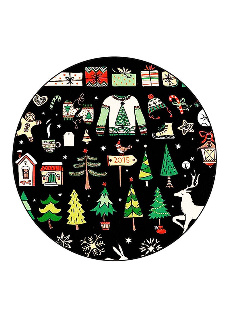 RKN مغناطيس ثلاجة مطبوع لعيد الميلاد متعدد الألوان - Image 2