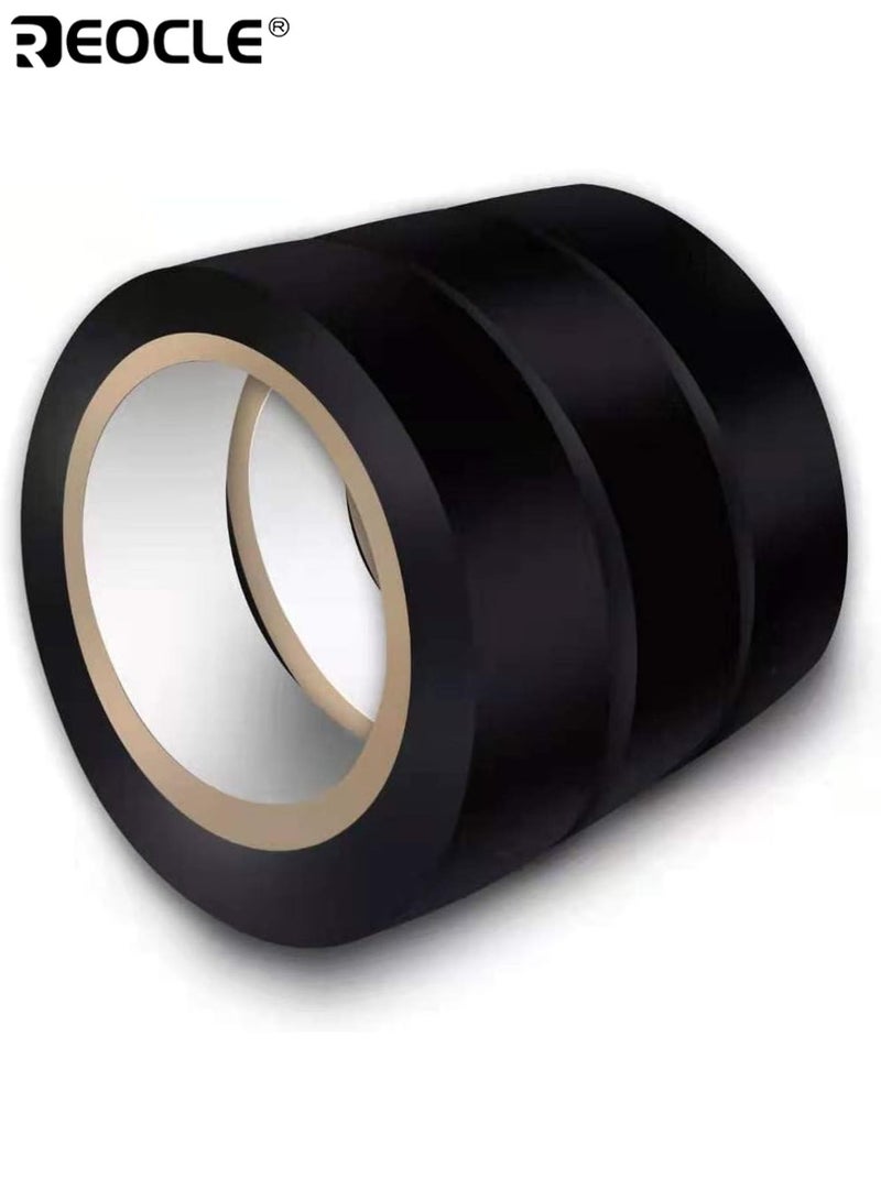 ريوكل 5 قطع الشريط الكهربائي الاحترافي الشريط الفينيل مثبطات اللهب داخلي في الهواء الطلق استخدام شريط عازل مقاوم للماء مقاوم للحرارة العالية لإصلاح تسخير الأسلاك والمشاريع الكهربائية للكهربائيين وعشاق DIY والميكانيكيين - Image 3