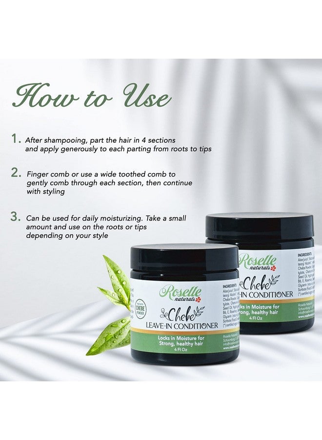 roselle NATURALS Chebe Leavein Conditioner Moisturizing Hair Repair With Chebe Powder Chebe Oil And Rosemary Essential Oil For Hair Growth - Image 5
