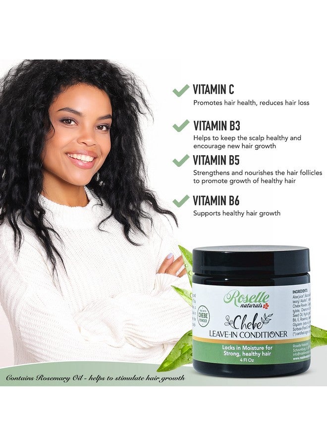 roselle NATURALS Chebe Leavein Conditioner Moisturizing Hair Repair With Chebe Powder Chebe Oil And Rosemary Essential Oil For Hair Growth - Image 4