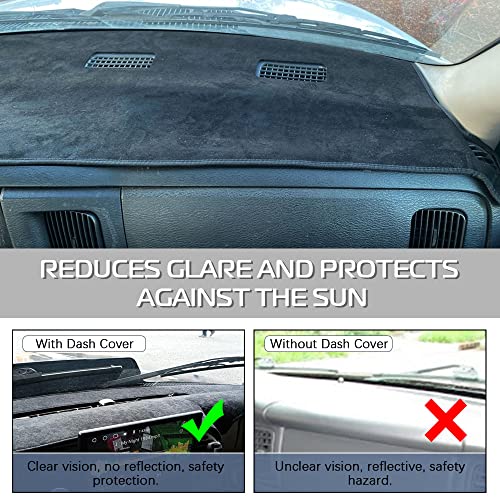 KEDAKEJI Dashboard Dash Board Cover Mat Carpet Compatible with 2002-2005 Dodge Ram 1500 2500 3500 - Image 5