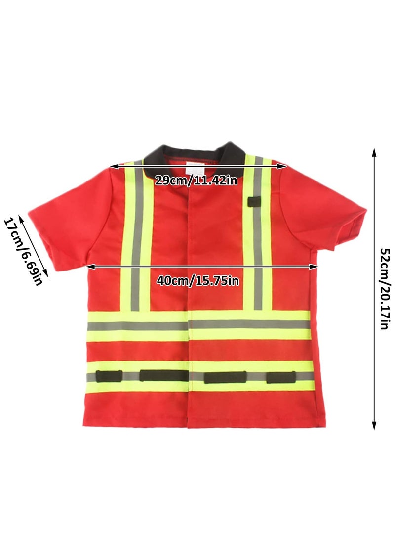 Gerenic - Firefighter Costume Set for Kids, Firefighter Costume, Role Play, Toy Game for Beginners, Firefighter Costume for Party and Birthday, Gift for Kids & Kids - Image 1