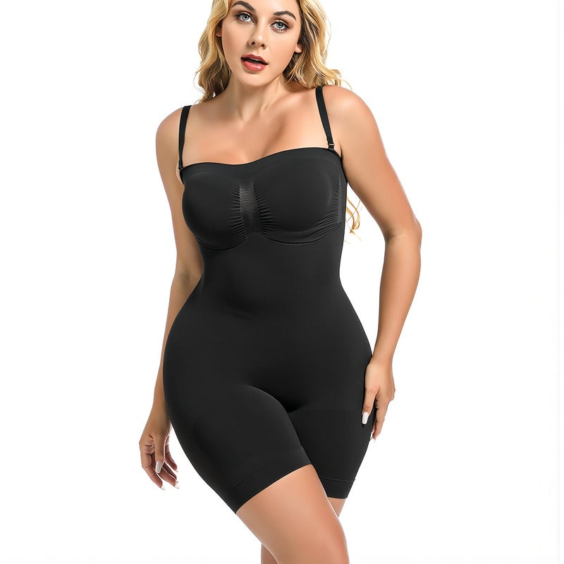 Upgraded 3D Seamless Shapewear Anti Slip Tummy Control Shaper S Nude - Image 2