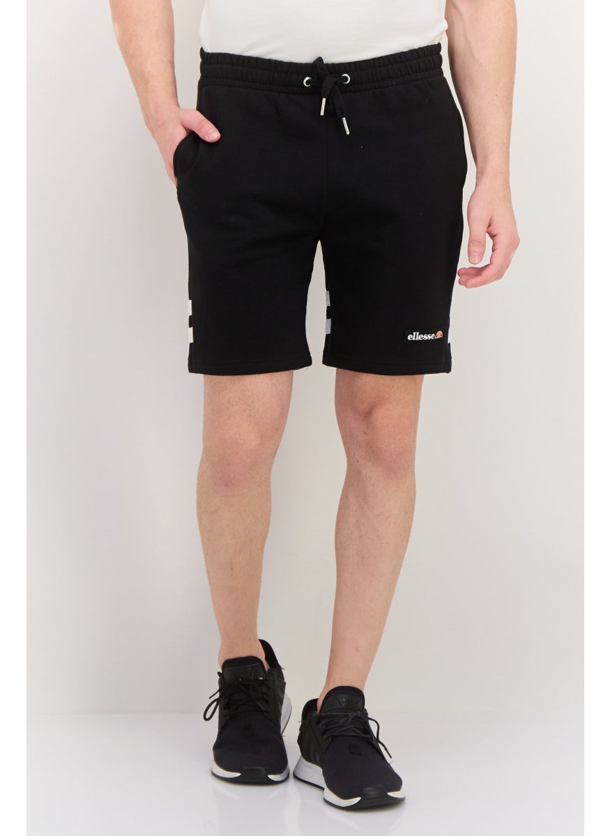 Ellesse Men Brand Logo Basic Shorts, Black  - Image 1