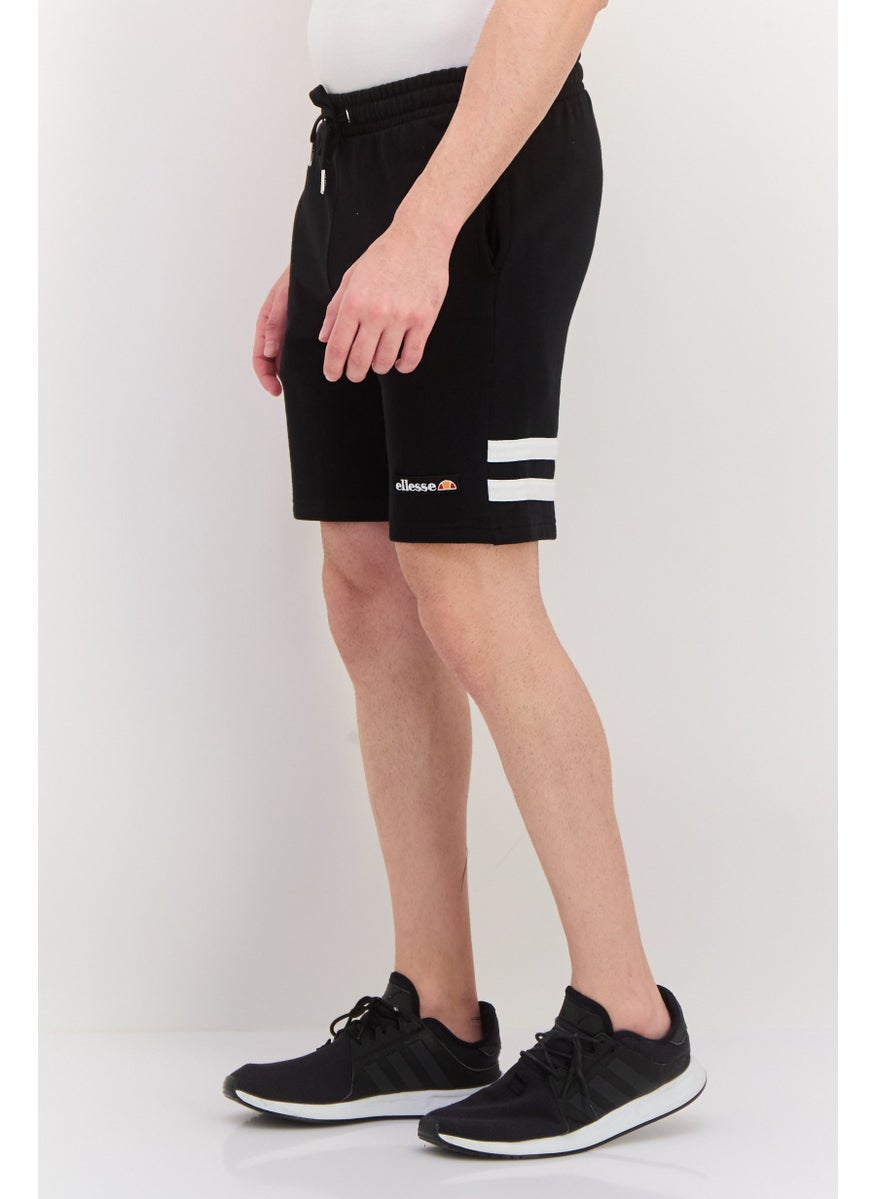 Ellesse Men Brand Logo Basic Shorts, Black  - Image 4