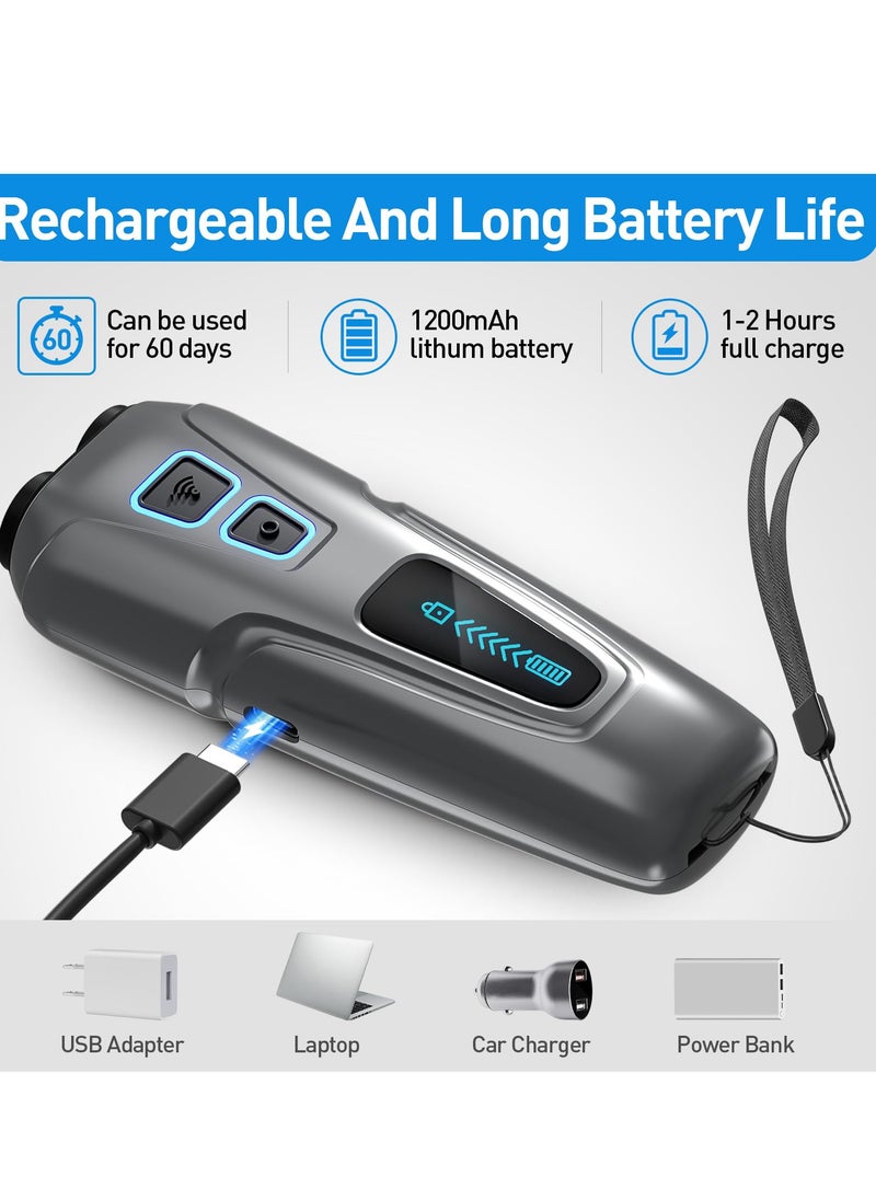 Excefore - Dog Barking Control, Ultrasonic Dual Sensor Dog Bark Control Device with Training Modes, Dog Whistle and LED Flashlight - Rechargeable - Image 1