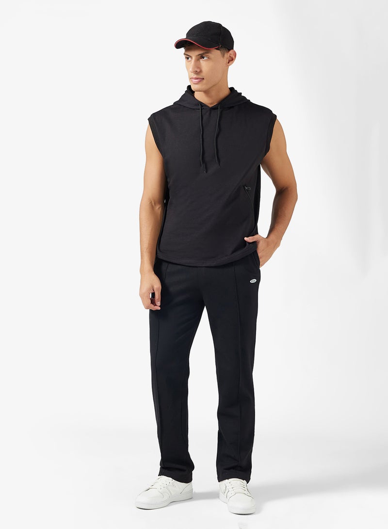 سفنتي فايف بيسيكس بنطال رياضي فضفاض بشعار وفتحة جانبية - Image 2