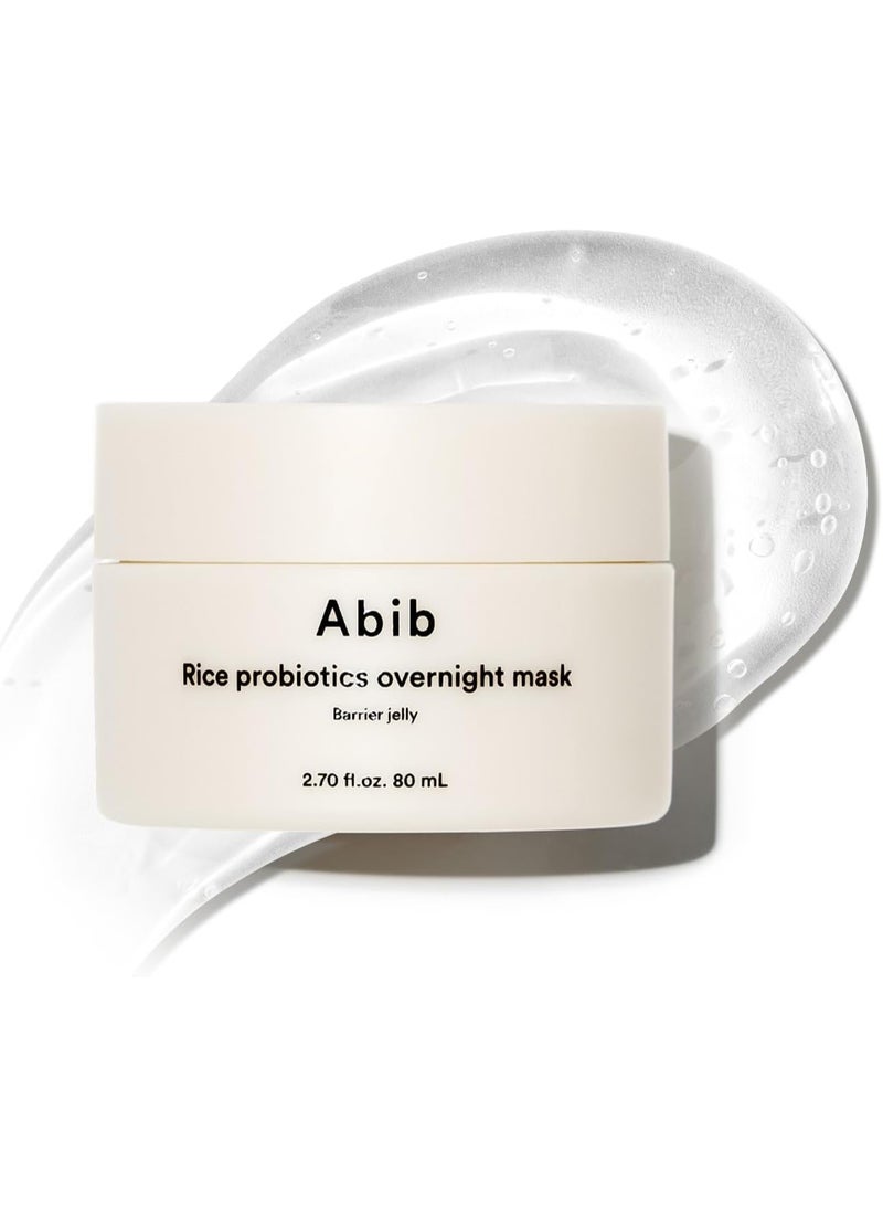Abib Rice Probiotics Overnight Mask Barrier Jelly 80ml - Image 1