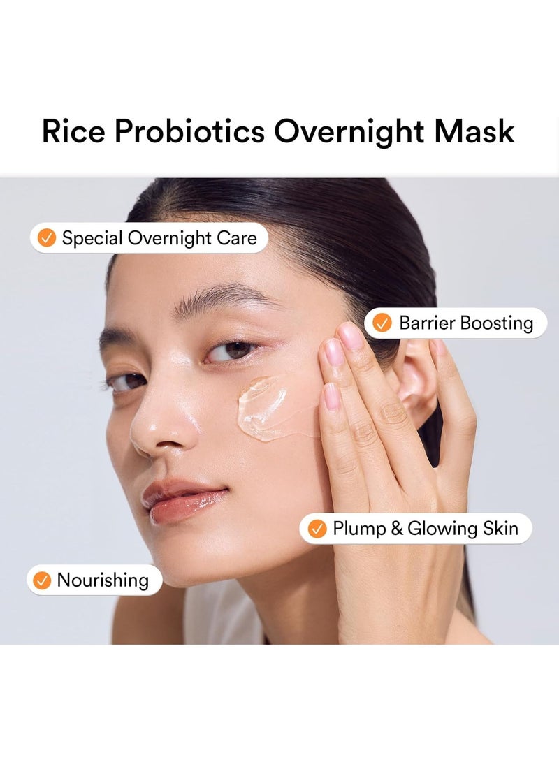 Abib Rice Probiotics Overnight Mask Barrier Jelly 80ml - Image 2